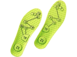 Palmilhas Esportivas Confortáveis Sherchpry, Com Função De Massagem, Antiderrapantes, Respiráveis, Na Cor Verde