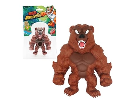 Monsterflex Wild Monster Grizz Lee Bizak Boneca Extensível 25 cm 64390011 10 Bizakp25pn