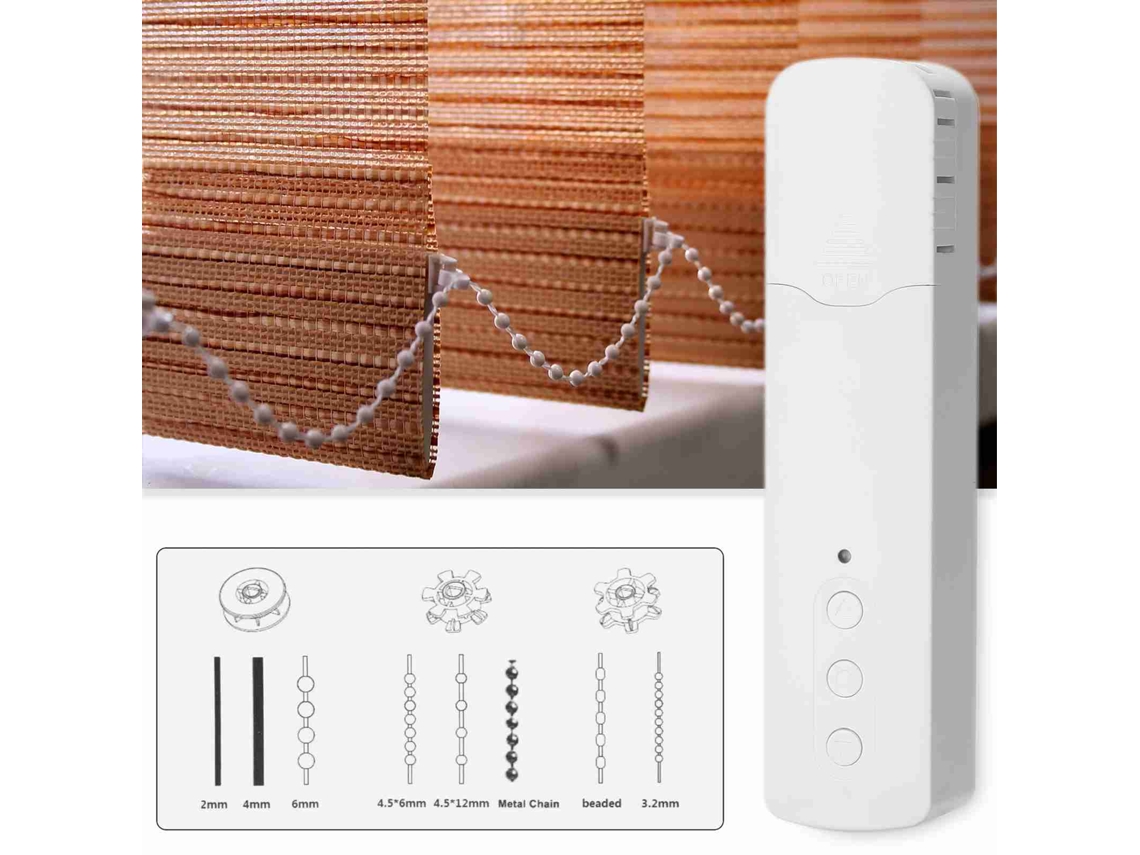 Motor De Cortina Inteligente Tuya Wifi Tm616egwt Com Controle App, Voz E Alexa Para Casa E Hotel