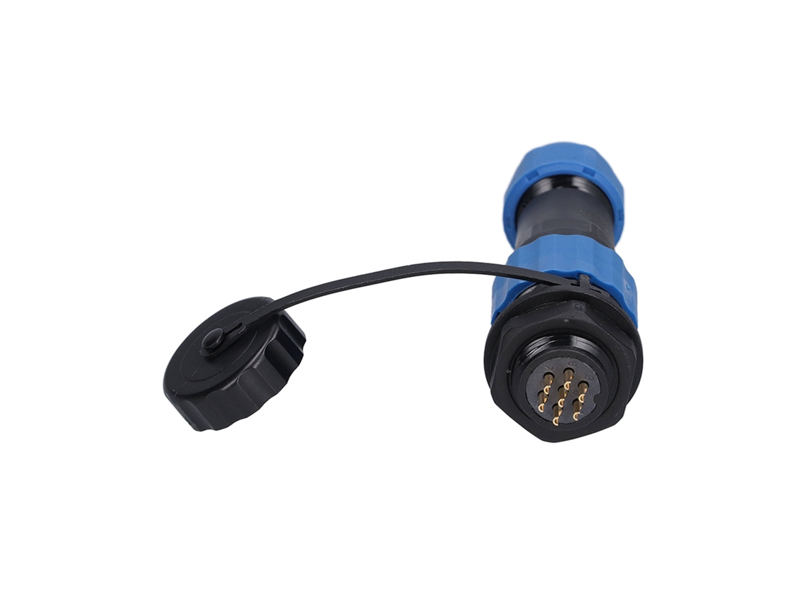 Conector Aviônico Plug Socket 7 Pinos Resistente Oxidação
