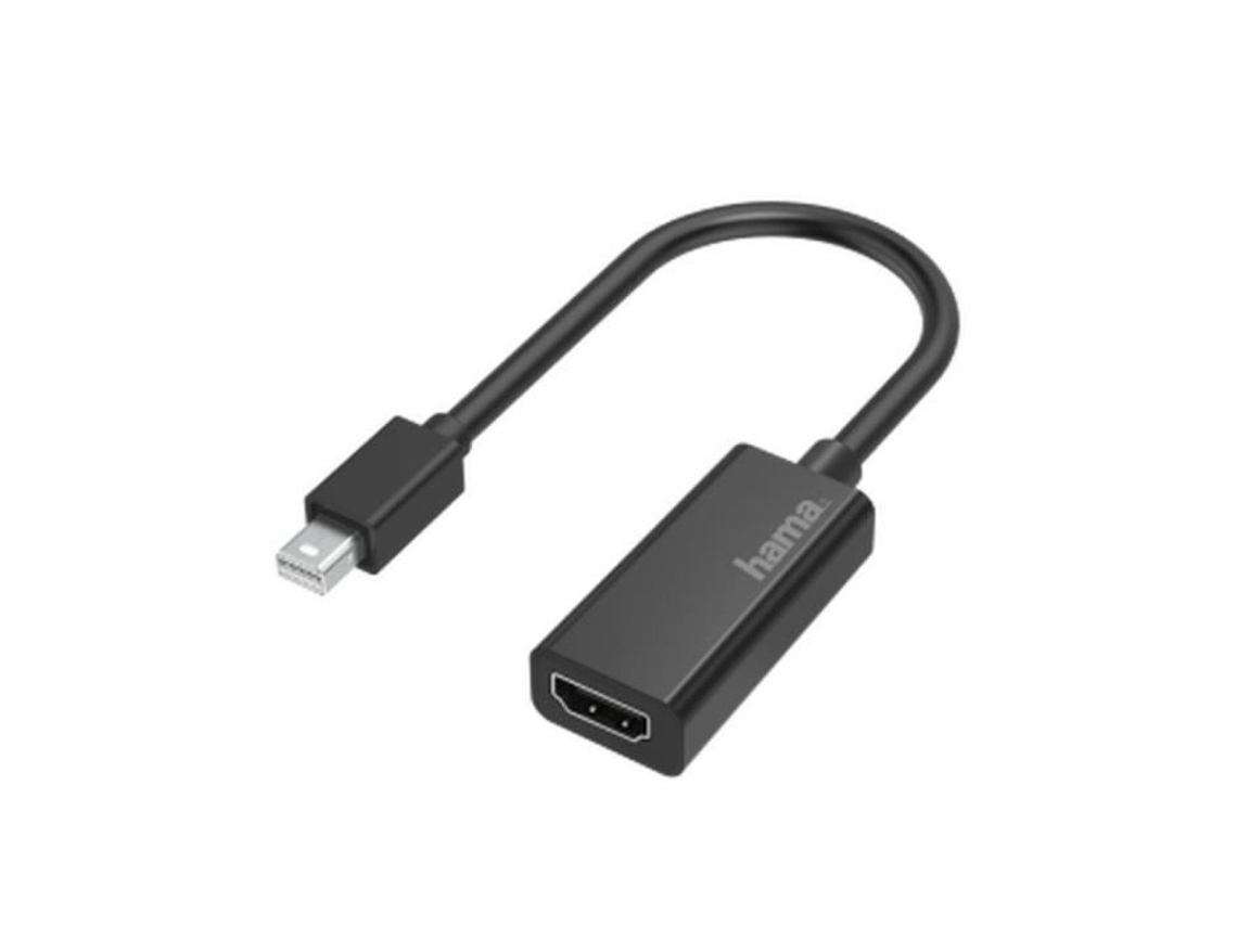 Lurelia Adaptador Mini Displayport Para Hdmi Mini Displayport Displayport Hdmi Para Hdmi Hama 00200332 Ultra Hd 4k Preto Cabo De Vídeo