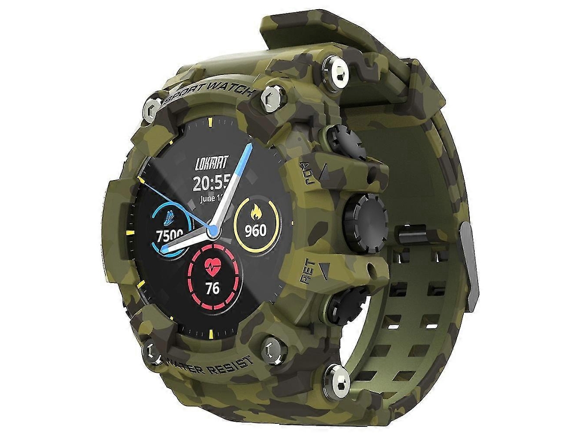 Relógio inteligente Lokmat Attack com tela LCD TFT de 1,28 polegadas Ly Ebike