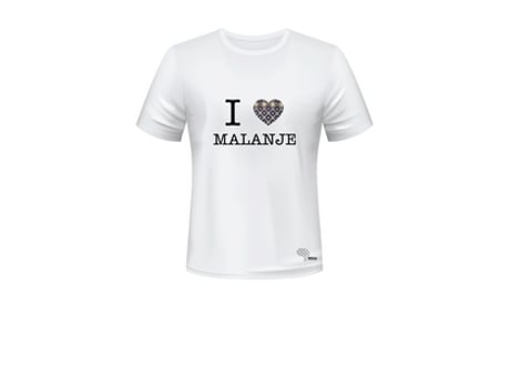 T-shirt Unissexo MESSU I Love Malanje XXL