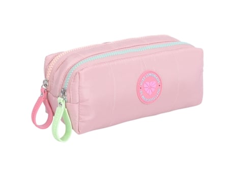 Estojo Escolar Miss Lemonade Bloomy Pink 2025 Duplo 65618