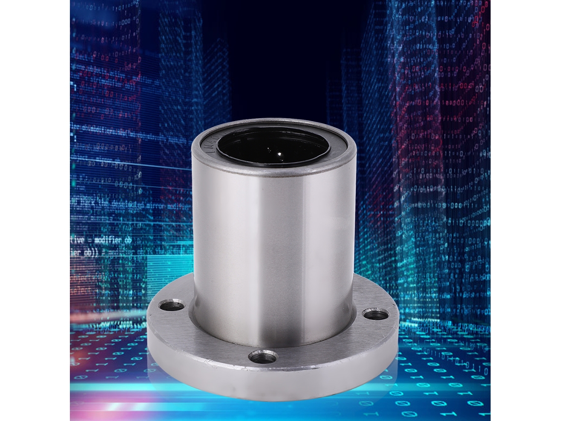 Coxim Rolamento Linear Com Flange Redondo Cnc Lmf40uu