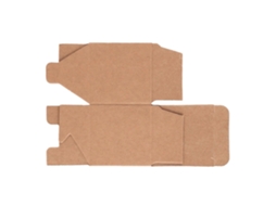 Conjunto De 50 Caixas Quadradas De Papel Kraft Marrom Para Lembrancinhas De Casamento, Doces, Chocolates E Presentes. Hengjian