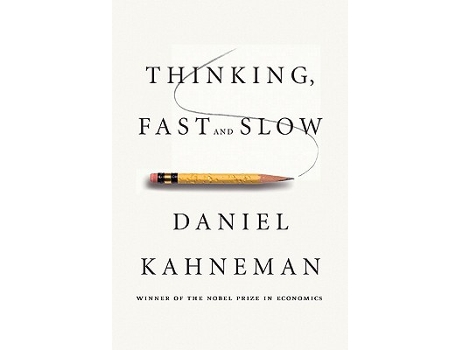 Livro Thinking, Fast and Slow de Daniel Kahneman (Inglês - Capa Dura)