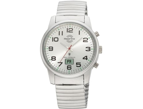 Relógio masculino prata aço inoxidável Mtga-10822-42M MASTER TIME