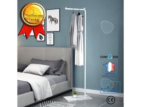 Cabide de roupas simples chão Prateleiras entrada do quarto secagem Rack pendurar bolsas moderno simpl CONFOZEN