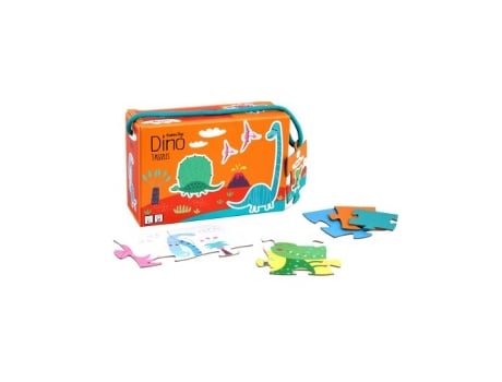 Livro Pequeños Brillantes Puzzle Triple Dinosaurio De Desconocido (espanhol)