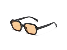 (estilo 2) Óculos De Sol Pequenos E Quadrados Para Ciclismo, Estilo Retrô Amarelo Moderno, Proteção Uv400