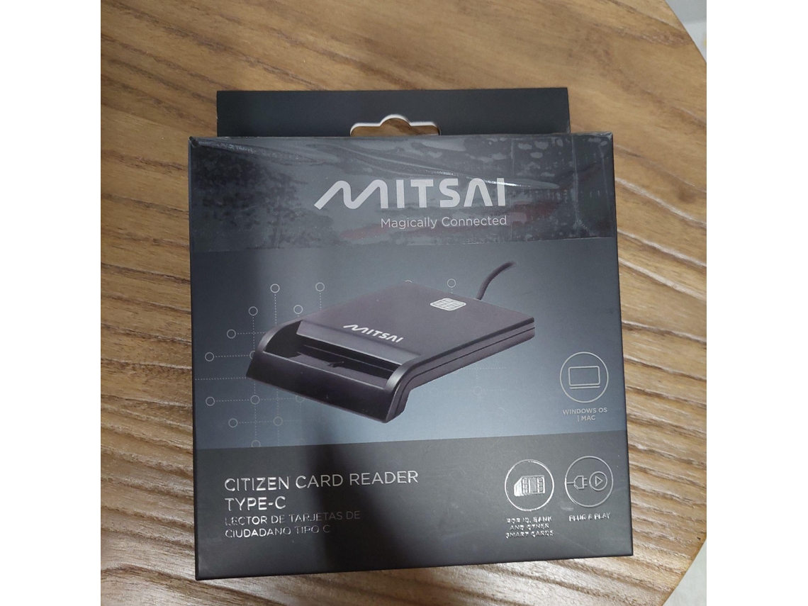 Leitor de Cartões MITSAI CR-07 Tipo-C (Outlet Caixa Aberta)