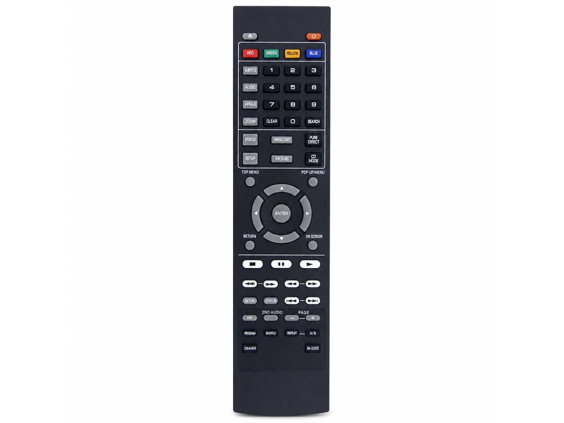 Comando À Distância Para Leitor Blu-ray Compatível Com Yamaha Bdp-130