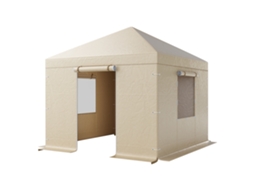 Capa para Gazebo de Inverno, 3,07 X M, Resistente Às Intempéries com Paredes Laterais e Janelas Malha, Material Polietileno, Não Inclui Gazebos