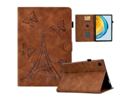 Para Huawei Matepad Se 10.4 2022 Torre De Couro Em Relevo Tablet Case