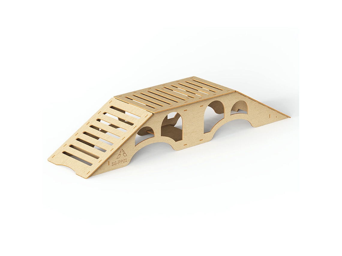 1sg Pincone Forest Ponte de Madeira 3d Diy para Peças de Carro Rc 24/1/28 MDUG