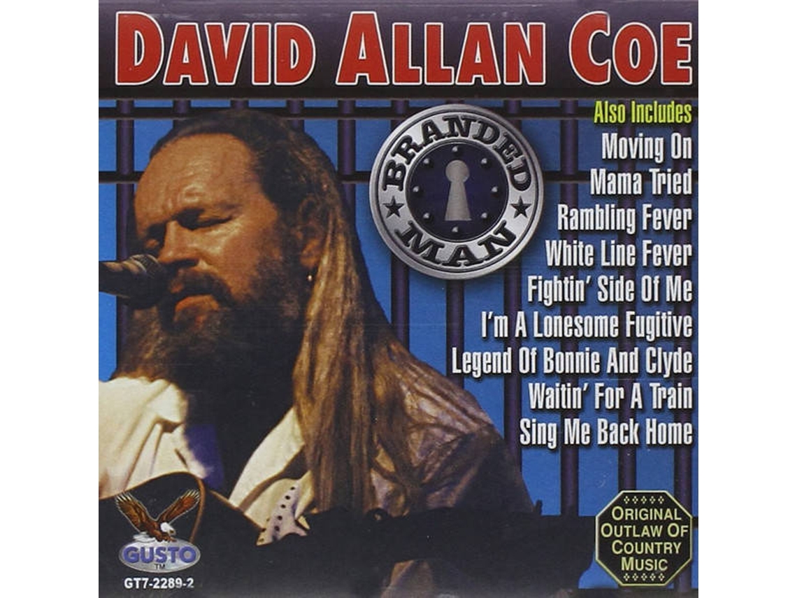 CD David Allan Coe - Branded (1CDs)
