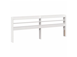 Headboard, Headboards Vidaxl Branco Madeira De Pinho (210 X 16 X 82 Cm)