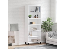 Armario alto 69,5x32,5x180 cm Derivados de madera Blanco