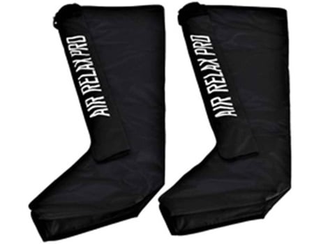 Massajador AIR RELAX Pro Pernas Terapia Pressão Preto (L)