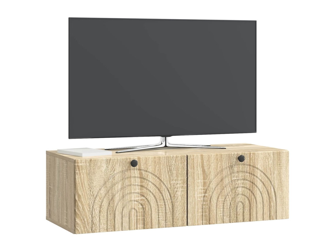 Gabinete de TV MAISON EXCLUSIVE Parede Carvalho Sonoma 98x41x30 cm