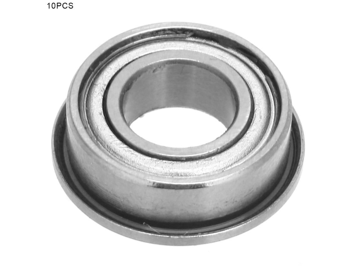 10 Peças De Rolamentos De Bola De Groove Profundo Mf Tipo Doblemente Selado (mf126zz 6x12x4mm)