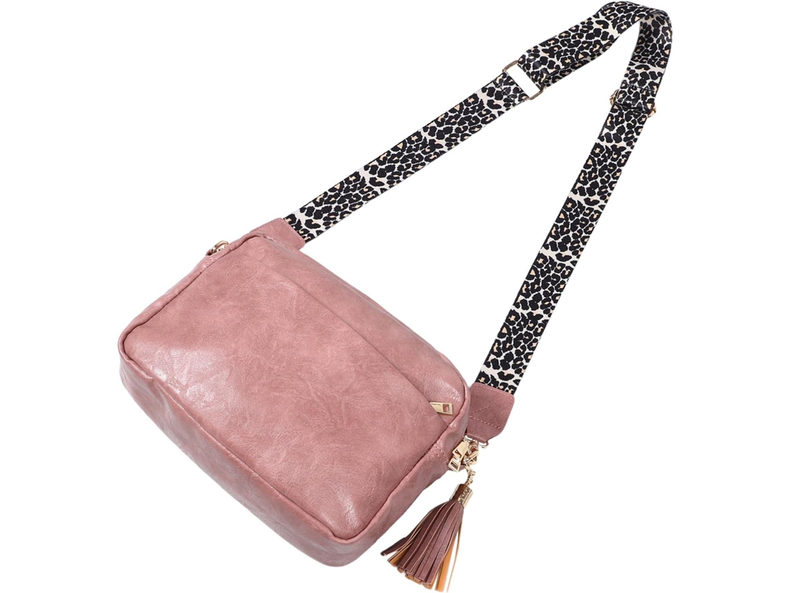 Bolsa De Ombro Com Pequenos Pingentes Em Couro Sintético Macio, Perfeita Para Compras Ou Viagens.