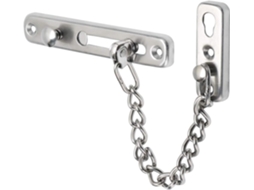 Corrente De Segurança Para Porta, Trava Com Mola Segurança, Antirroubo, Ferrolho, Escova.