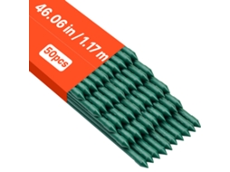 Tutores Para Cultivo De Plantas Trepadeiras E Hortaliças, Diâmetro 11 X 1170 Mm, 50 Unidades Vevor