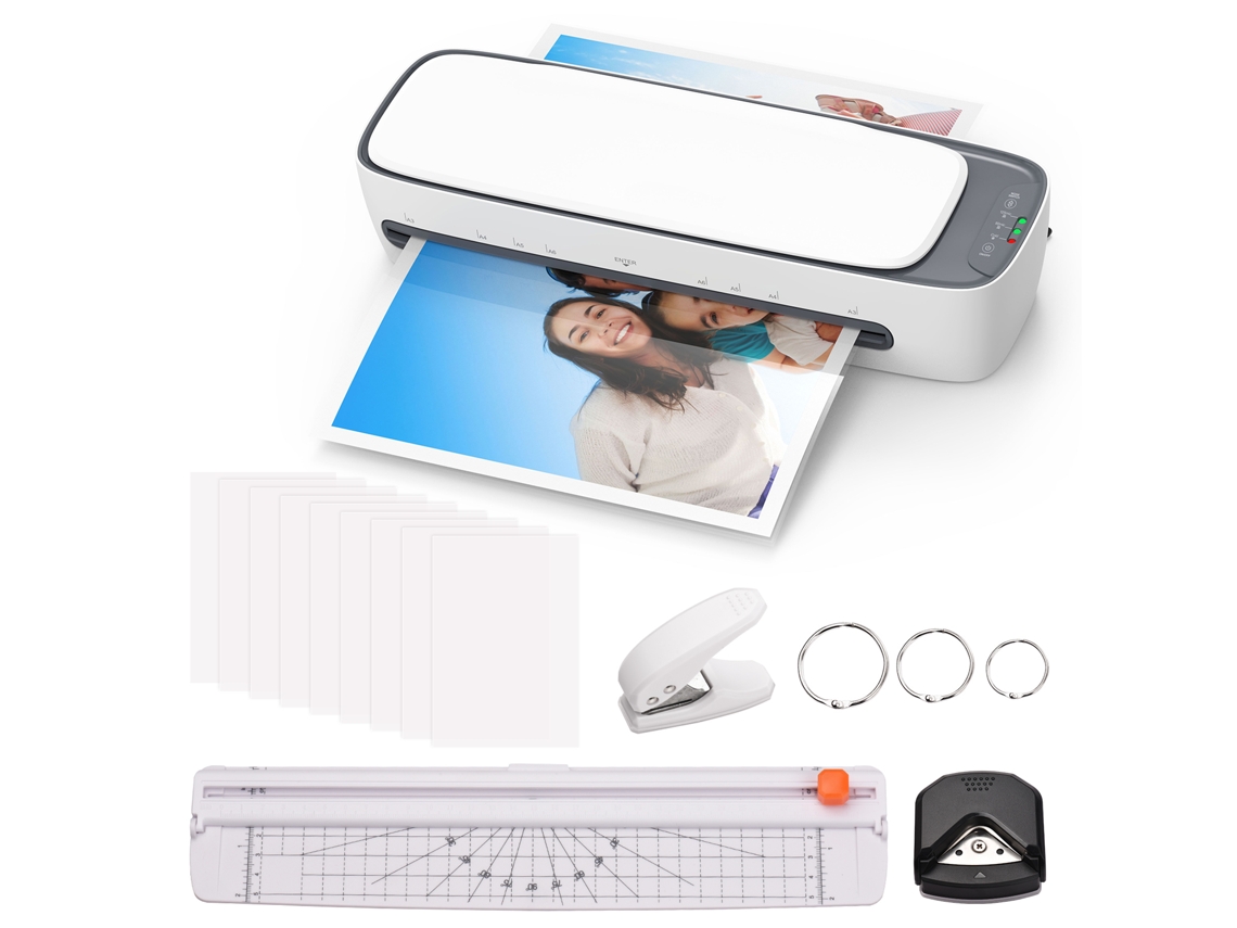 Máquina De Laminar De Escritório A3 Multifuncional Com Recorte E Perforação Para Lar, Escritório E Escola