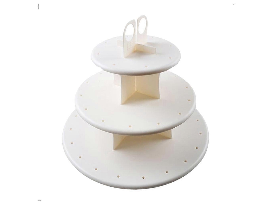 Suporte Servidor De Lanches 3 Níveis Branco