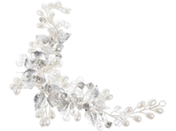 Acessórios De Cabelo Elegantes Para Casamento Da Ciieeo, Em Liga Metálica E Contas De Cristal, Tiara.