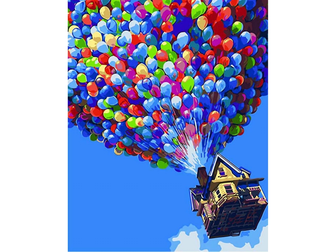 Laxiscreed Pintura A Óleo Digital Diy Para Decoração Com Coloração Pintada À Mão