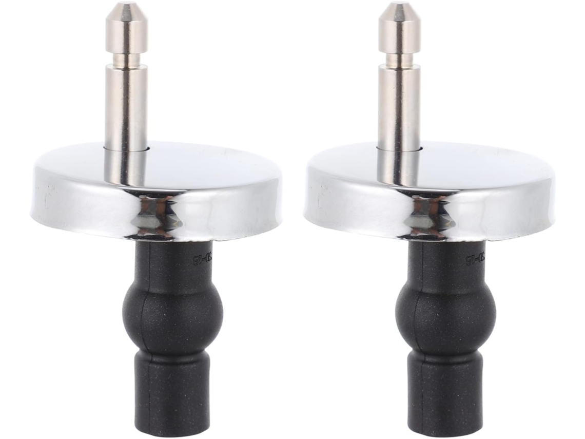 Conjunto De 2 Dobradiças Universais Para Vaso Sanitário, Fácil Instalação, Assento Em Liga De Zinco, Parafusos Incluídos.