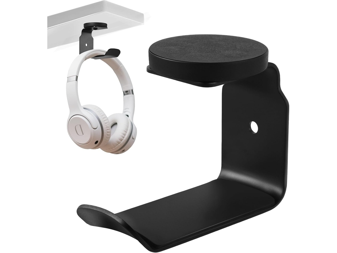 Support Magnétique Pour Casque, Grands Crochets En Aluminium Pour Casque De Bureau Et Table, Support De Casque