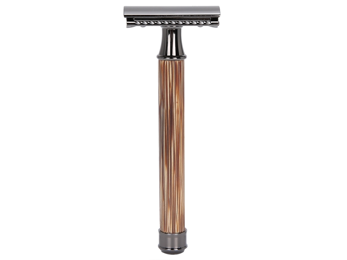 Afeitadora Manual Portátil Para Barba Homens Cor Pistola