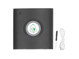 Campainha Sem Fio Com Interfone E Voz Duplex Anti-interferência Unidade Externa Segura Preta