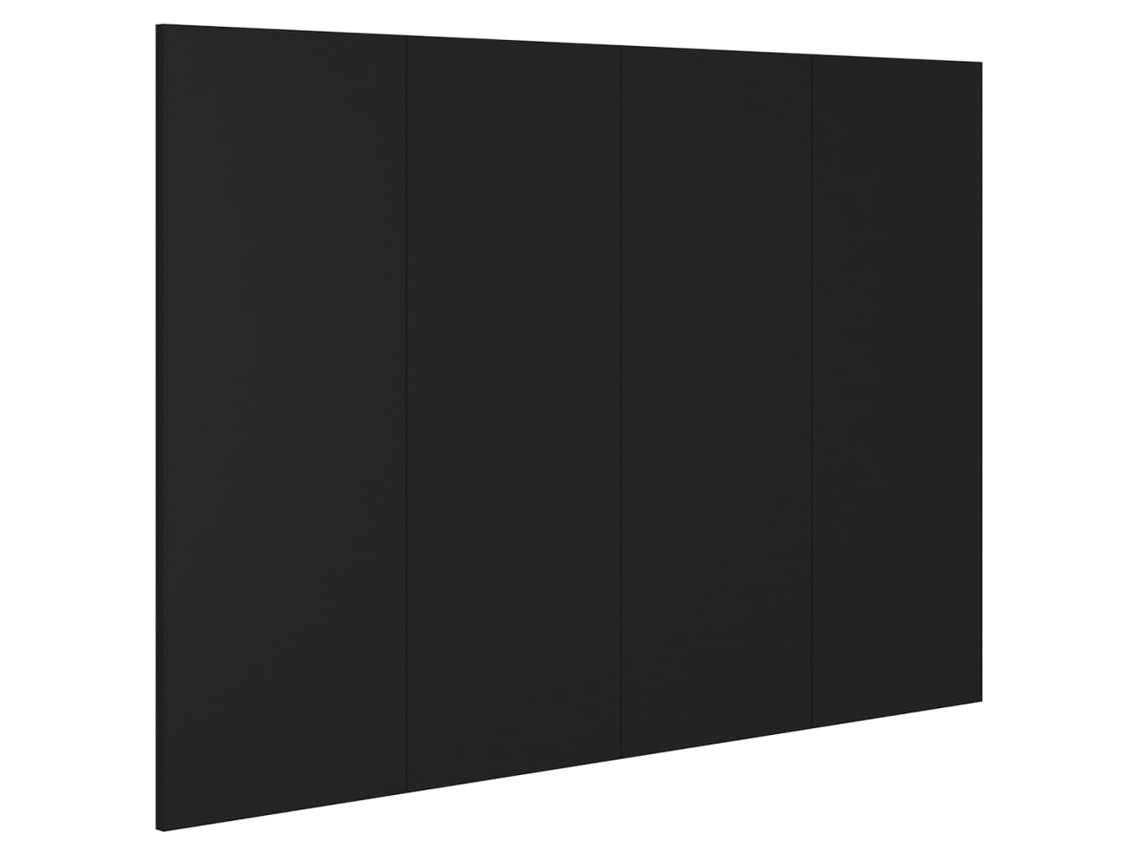 Bed Headboard, Bed Headboards Vidaxl Preto Madeira Processada (120 Cm)
