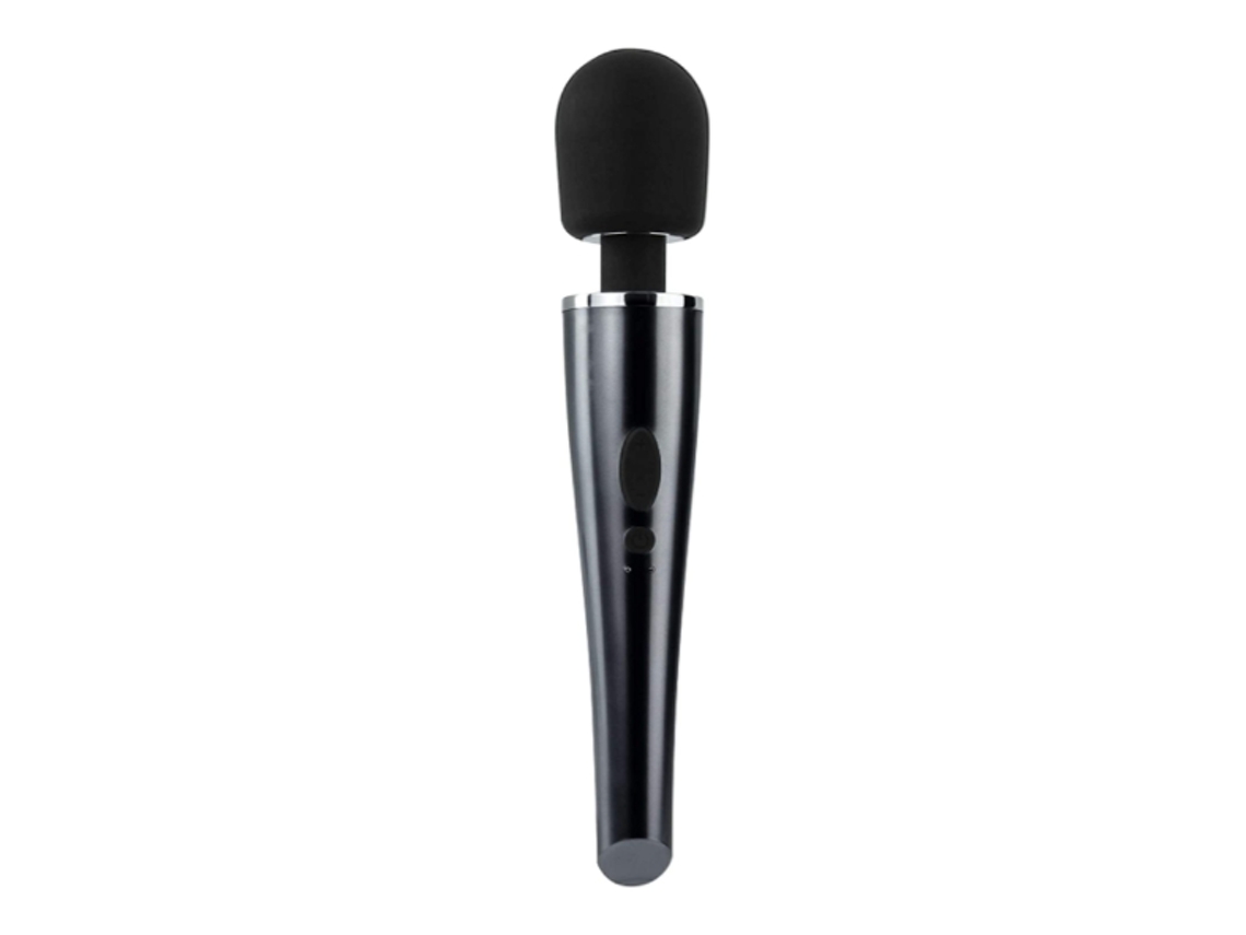 Yizhood Vibrador Varinha Mágica Recarregável, Vibrador Varinha, Massageador Varinha, Vibrador, Preto