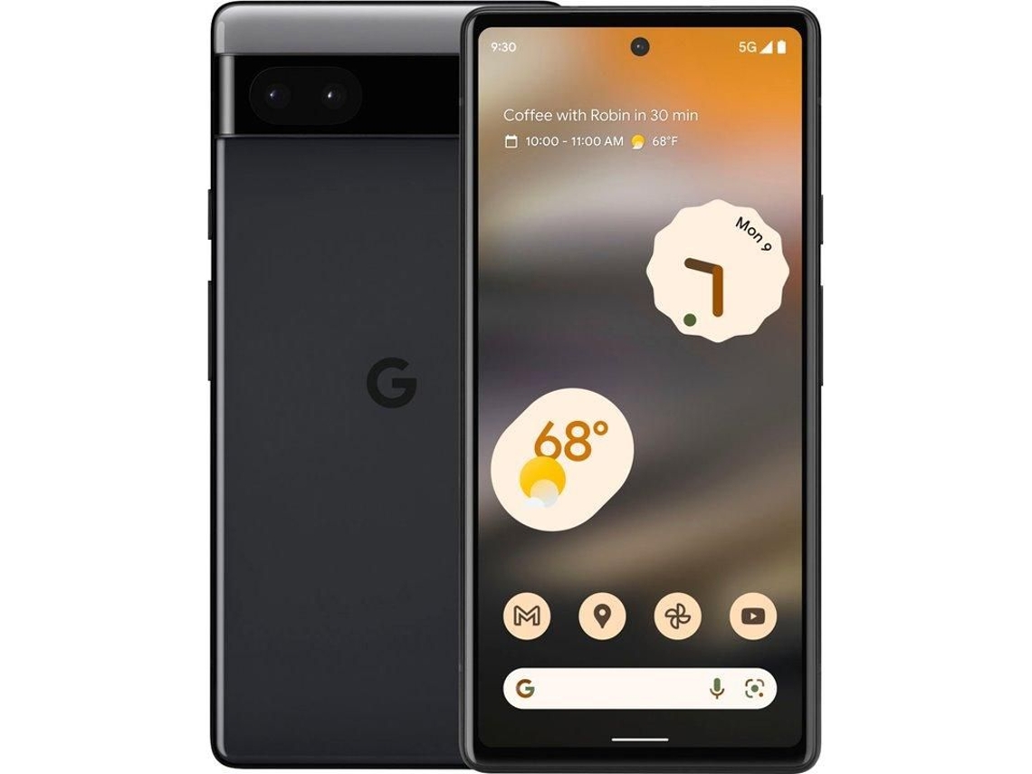 Smartphone GOOGLE Pixel 6a 5G (Recondicionado Sinais de Uso - 128 GB - Negro)