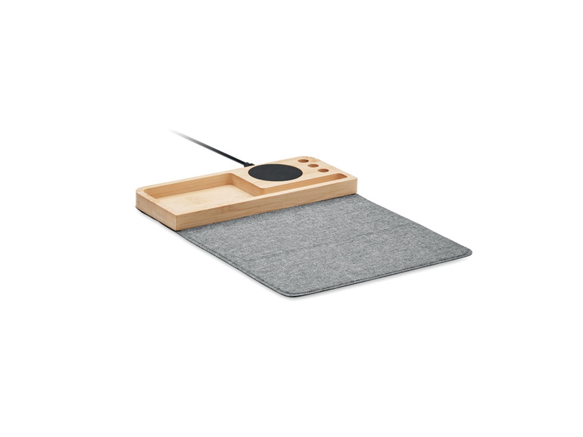 Cargador Inalámbrico Bambú 15w MIDOCEAN