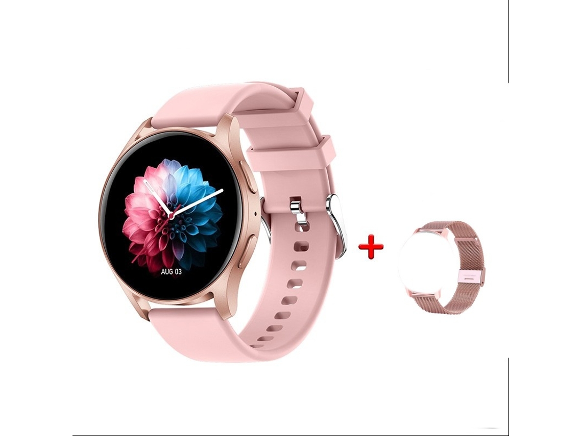Relógio Inteligente SHAH ARPAN 230 Mah Bateria Grande Capacidade Rosa