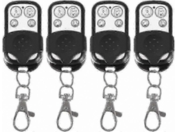 Controle Remoto Universal para Abridor de Portão de Garagem, Pacote com 4 Chaves Automáticas para Acesso de Carro e Garagem TAISHENGDA