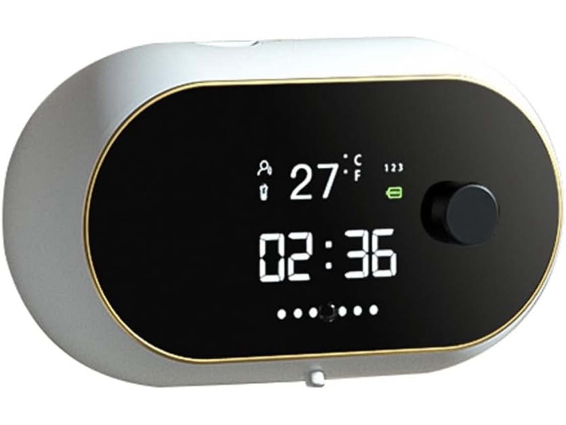 Dispensador De Sabonete Automático Recarregável De Parede Com Visor Led, Dispensador De Sabonete Em Gokoco