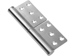 Dobradiça De Porta Com Bandeira Para Portas Metal, Móveis, Fechaduras, Armários E Janelas Prateada, 7, 6cm
