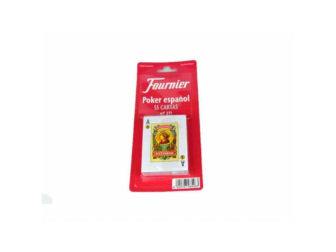 Baralho Naipes de Póquer 55 Cartas Fournier Es