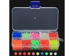 Perlas De Pesca Linjou 5mm Flotantes (1000pcs/caja) Mezcla De Colores Con Brillo Para Arnés De Pesca