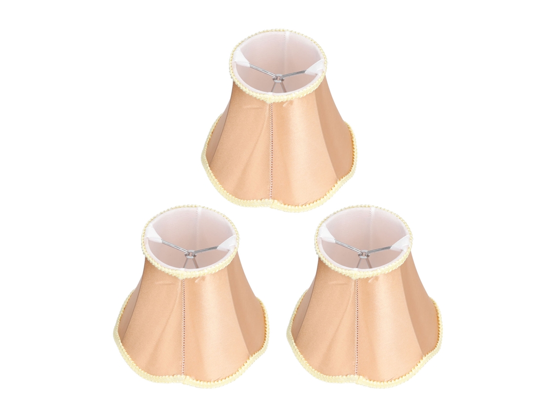 2026 3pcs Abat jour de Tissu Moderne E14 Clip on Pour Lampe de Mur, Chandelier À Bougies Et Lampe de Table