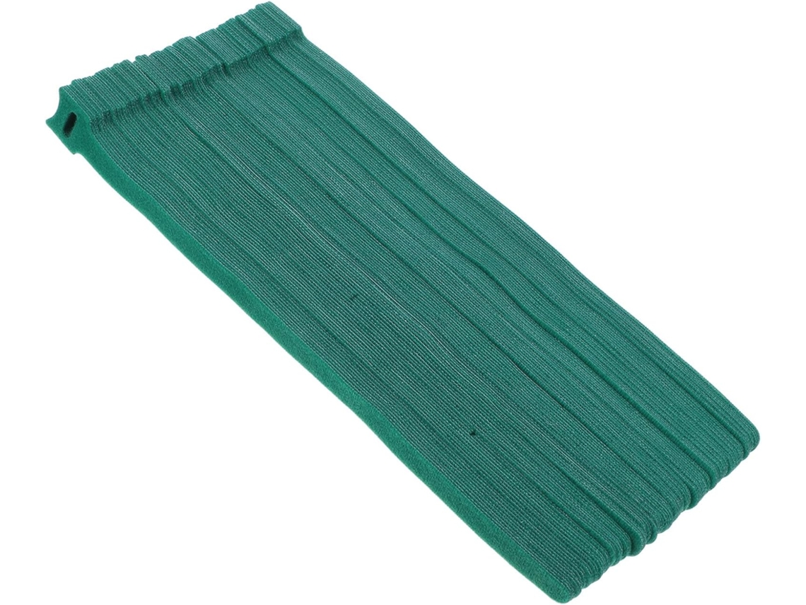Conjunto de 100 Healeved Abraçadeiras Nylon Verdes Reutilizáveis com Fecho Autoadesivo, Organizador Cabos Pr