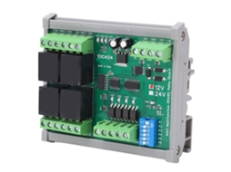 Módulo de Relé Rs485 4 Canais com Função de Reset Hardware Controle Dc12v
